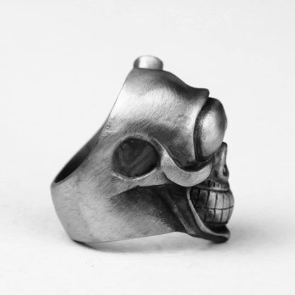 925 Silver Devil Cyclops Skull Ring,one eye skull ring,Eye of Providence