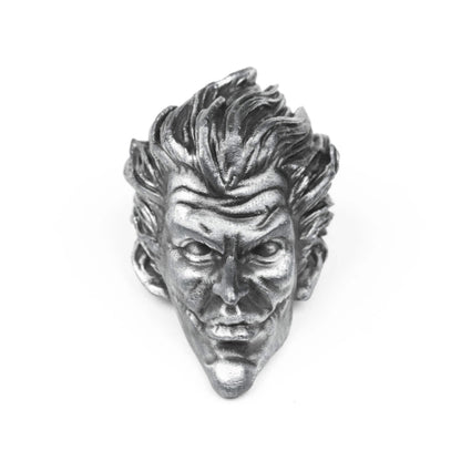 Mythic Antagonist Brass/925Silver Pendant - Handcrafted Comic Book Style Necklace