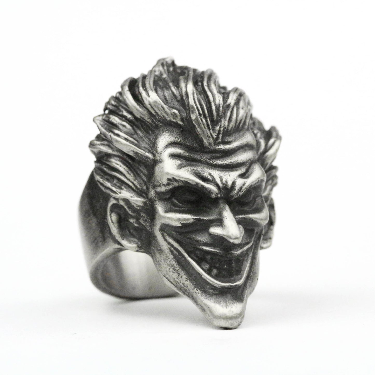 925 silver Clown ring DC comics jewelry Batman ring super villain ring brass handmade jewelry