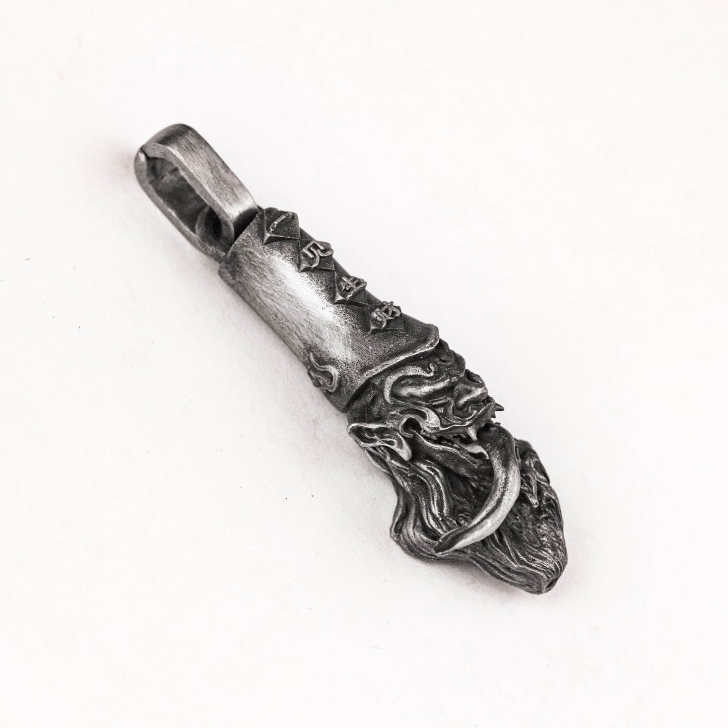 925 silver Wealth at first sight Black and white impermanence pendant Chinese style handmade jewelry