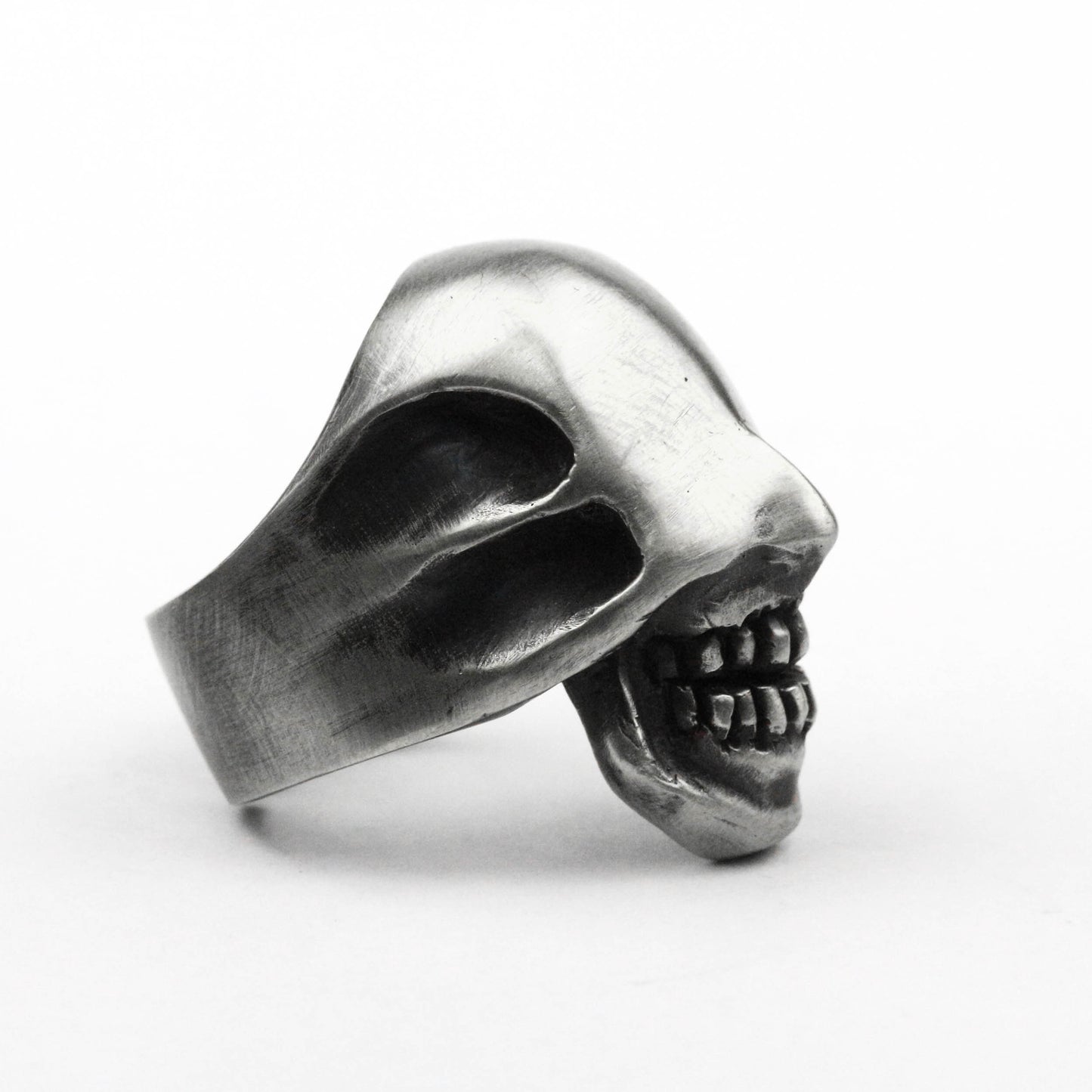 925 silver Faceless skull ring, glossy skull ring, ninja skull ring, mask skull ring,Sterling Silver Keith Richards  keith richards ring