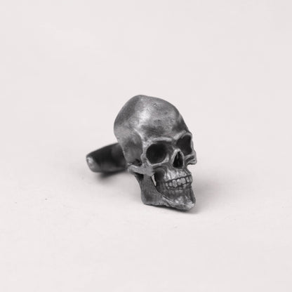 Realistic Skull Cufflinks Sterling Silver Mens Groomsmen Wedding Cufflinks Best Man Gift Luxury Father's Day Memento Mori Cufflinks