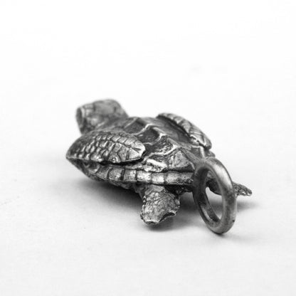 925 silver Sea turtle pendant, turtle necklace, marine life beach handmade jewelry