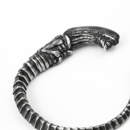 925 silver Praying mantis larva bracelet serpent snake bracelet open bracelet,vintage brass bracelet 925 silver bracelet
