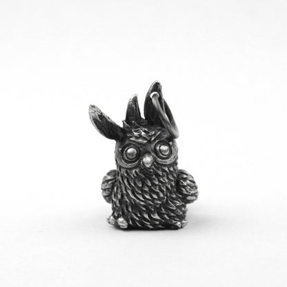 Owl pendant, bird pendant, animal pendant,Realistic modeling cute animal pendant,Vintage Brass pendant handmade jewelry