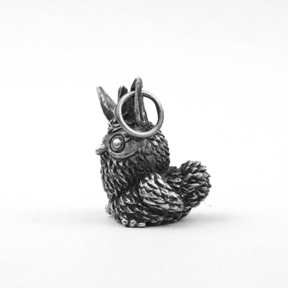 Owl pendant, bird pendant, animal pendant,Realistic modeling cute animal pendant,Vintage Brass pendant handmade jewelry