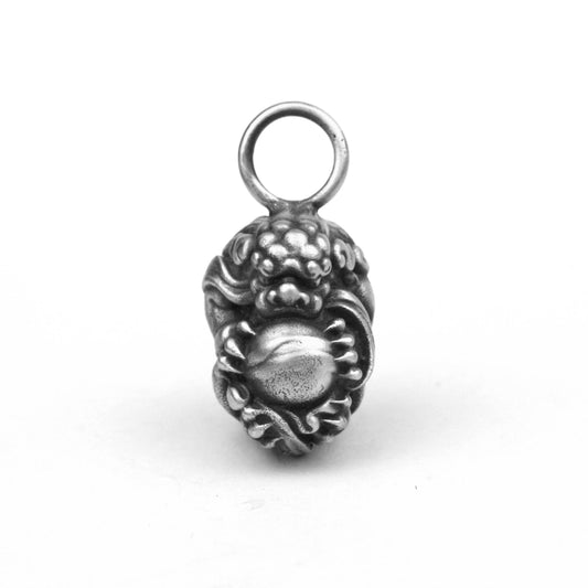 925 silver Pixiu Pendant Dragon Ball Jewelry Lucky Pendant Cute Pet Pendant Brass Craftsman Making Jewelry