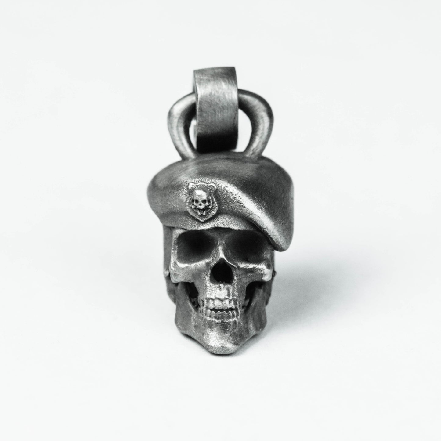 The Expendables Skull 925 Silver Pendant Necklace, General Skull Necklace, Soldier Necklace, Handmade Skull Silver Pendant