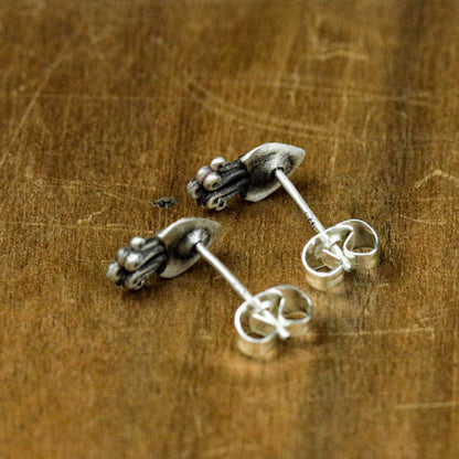 925 sterling silver Cthulhu earrings, tentacle earrings, sea animals, octopus earrings - Handmade