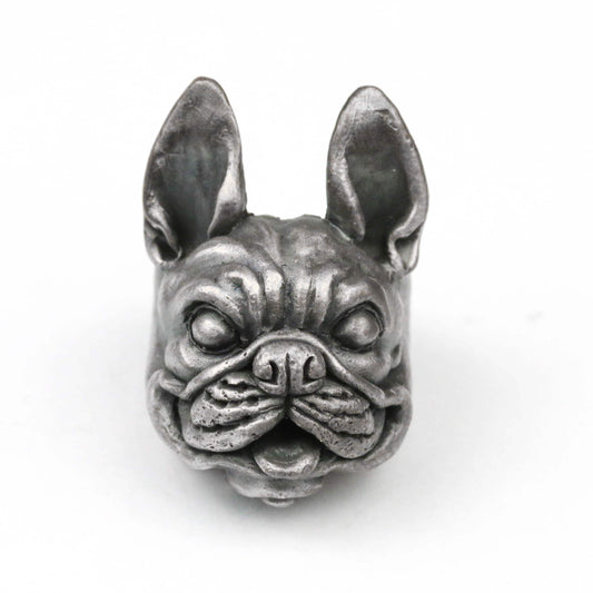 925 silver dog ring French fighting dog ring, mangy dog ring, French pet dog ring, dog ring, brass handmade jewelry