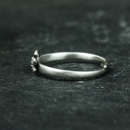 925 sterling silver bee rings, small bee rings, minimalism, honey handmade rings - Handmade