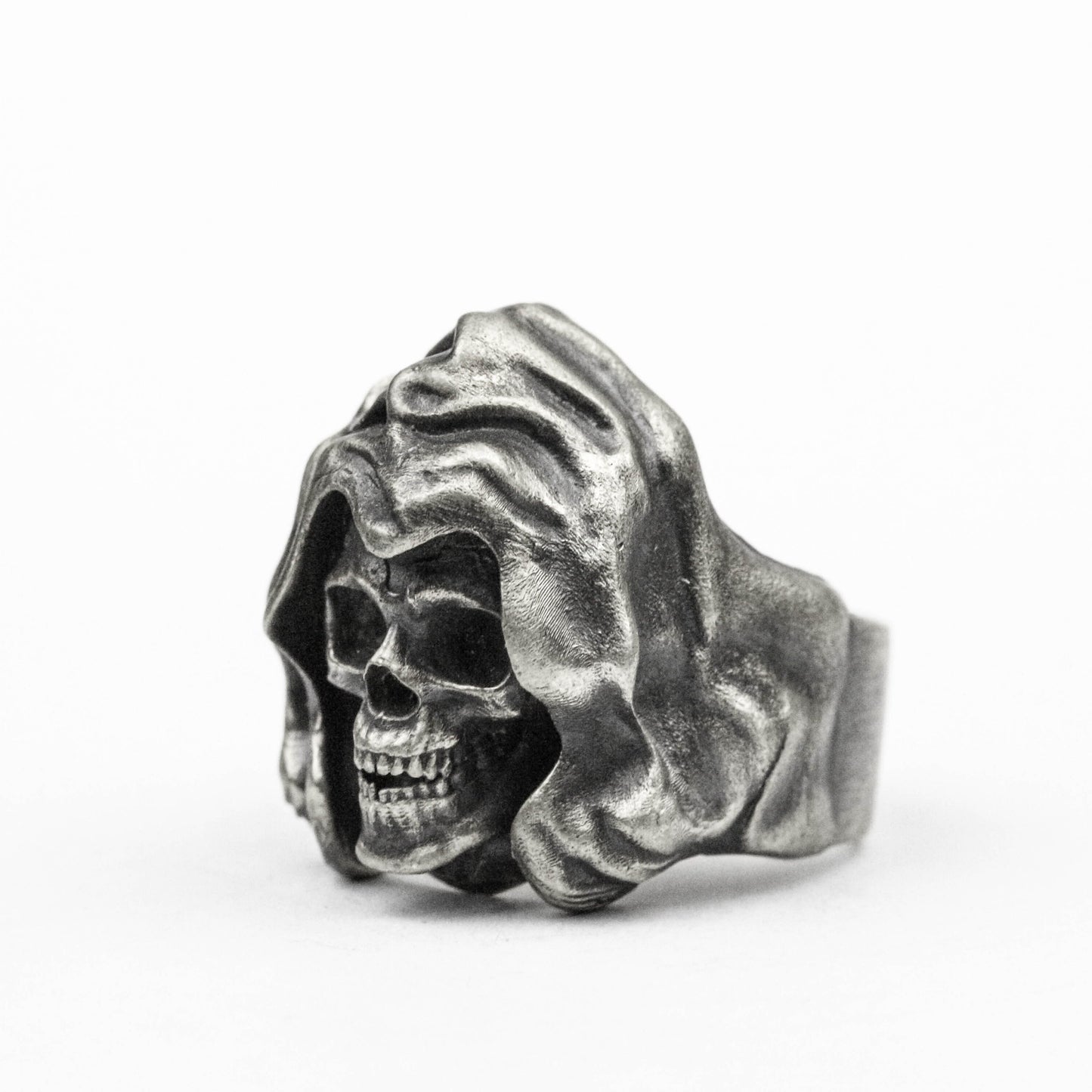 Grim Reaper Ring Cloak Skull Ring Cloak Skull Ring Brass Craftsman Making Jewelry