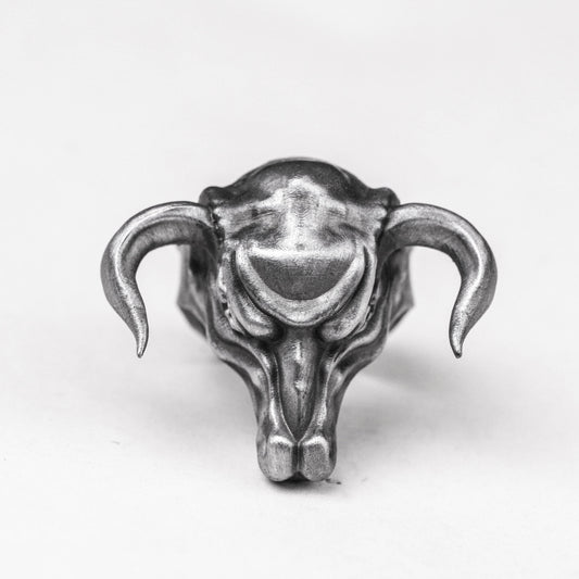 925 silver Bull Ring, Taurus Ring, Devil Bull Ring, Ram Ring, Brass Handmade Jewelry