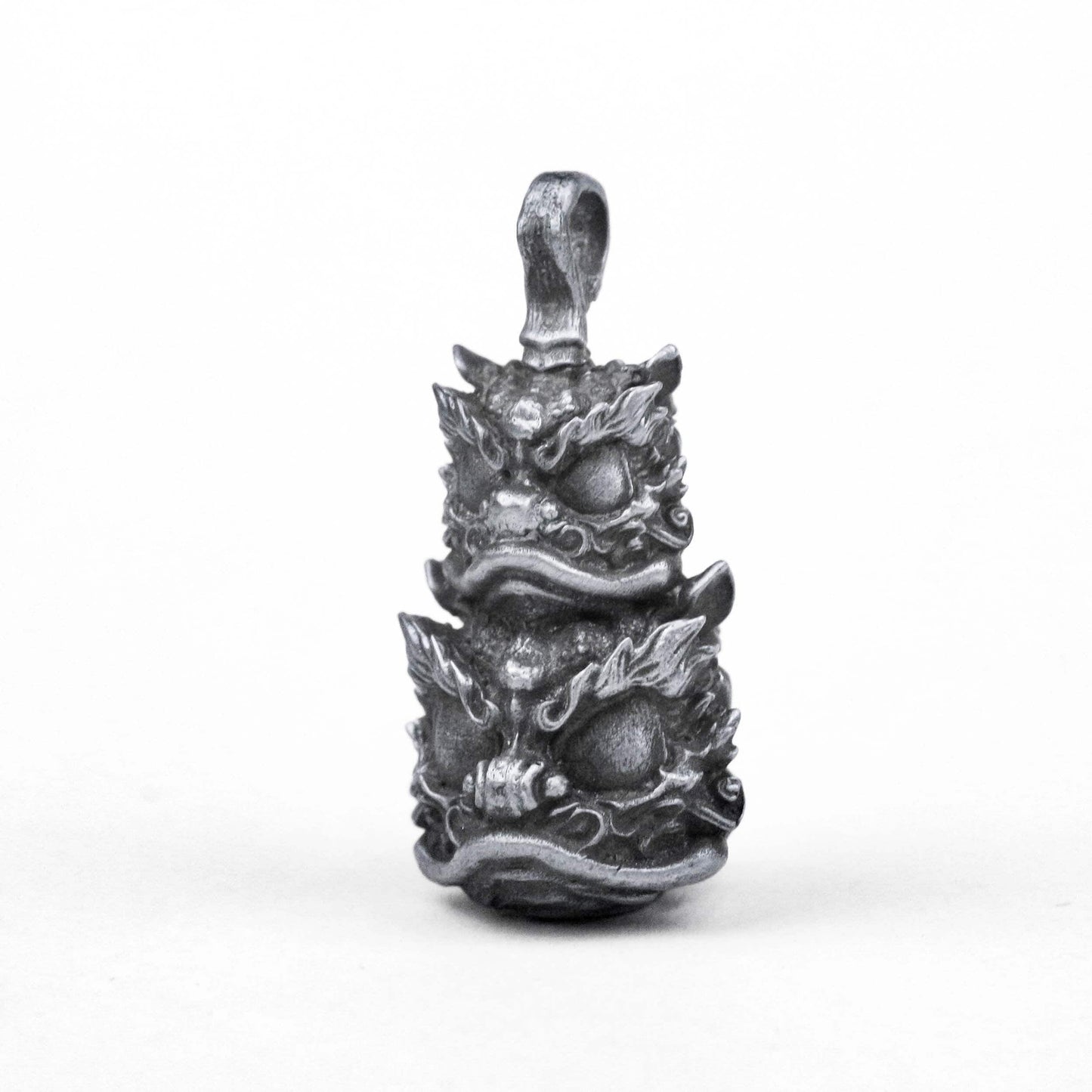 925 silver brave troops pendant double Pixiu pendant dragon pendant Chinese lion pendant fantasy dragon jewelry craftsman making Buddhist