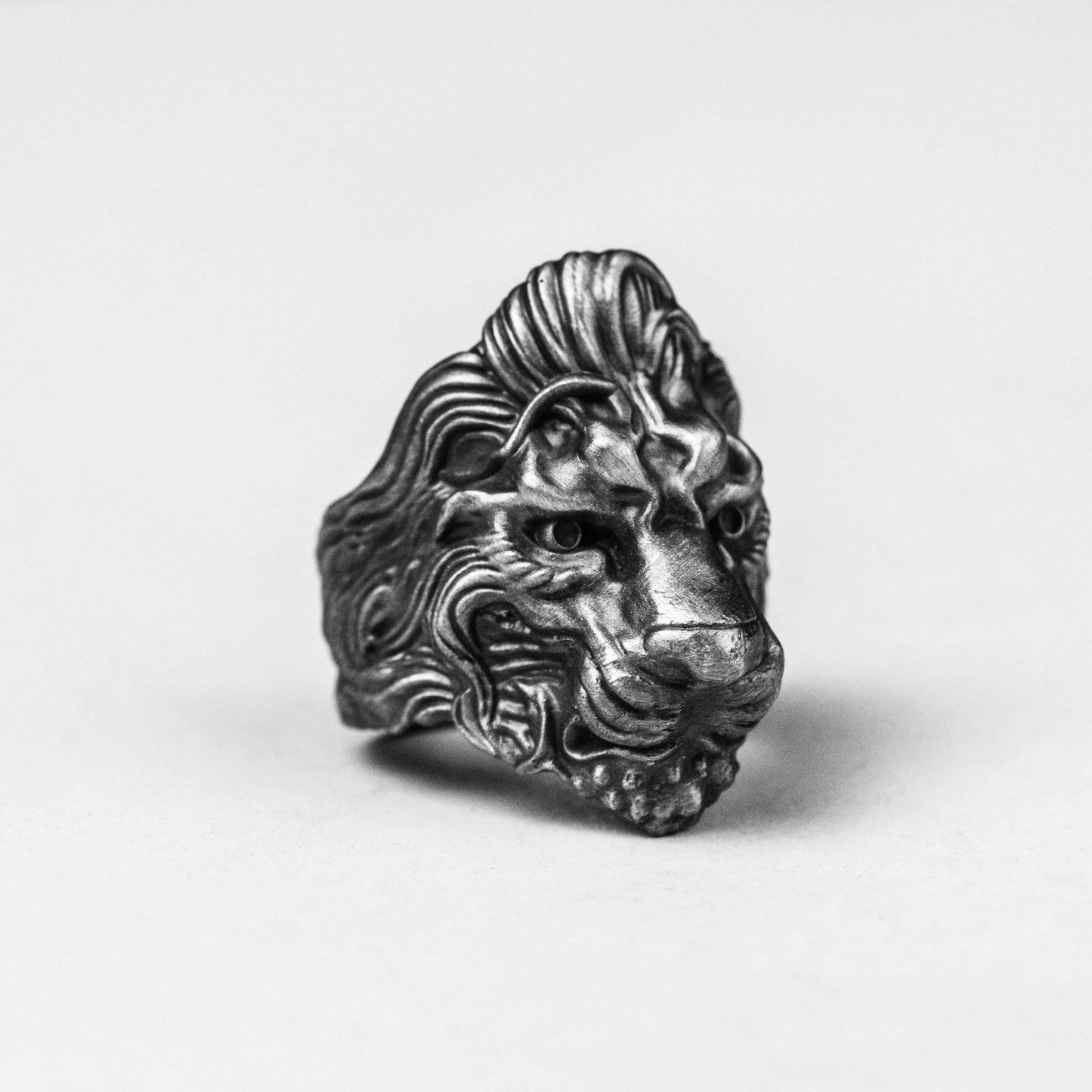 Lion King 925 silver ring, male lion silver ring, African lion handmade men's silver ring