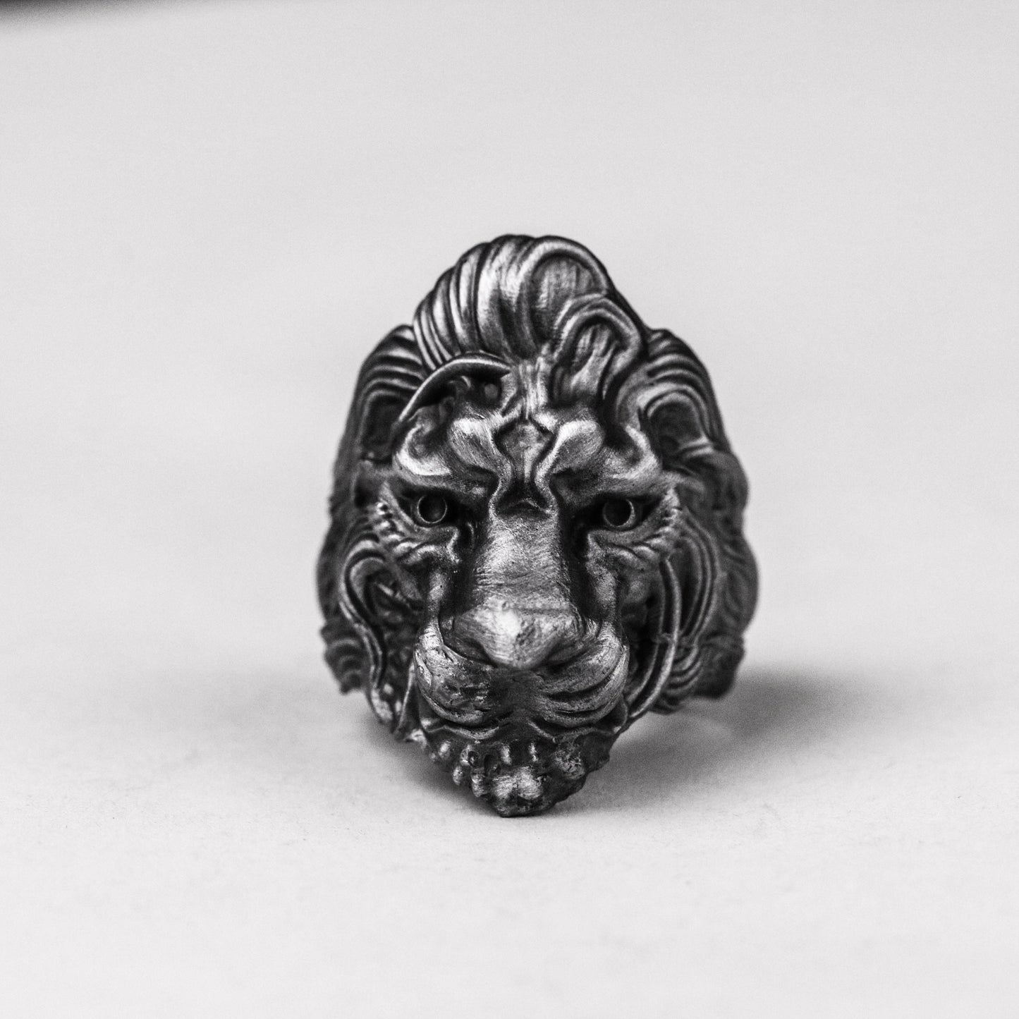 Lion King 925 silver ring, male lion silver ring, African lion handmade men's silver ring