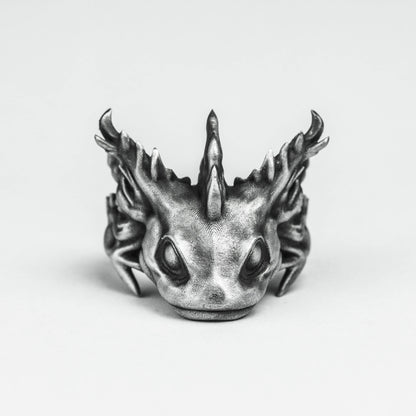 925 silver Axolotl Ring,  Salamander, Water Lizard, Stacking Ring, Tiny Axolotl