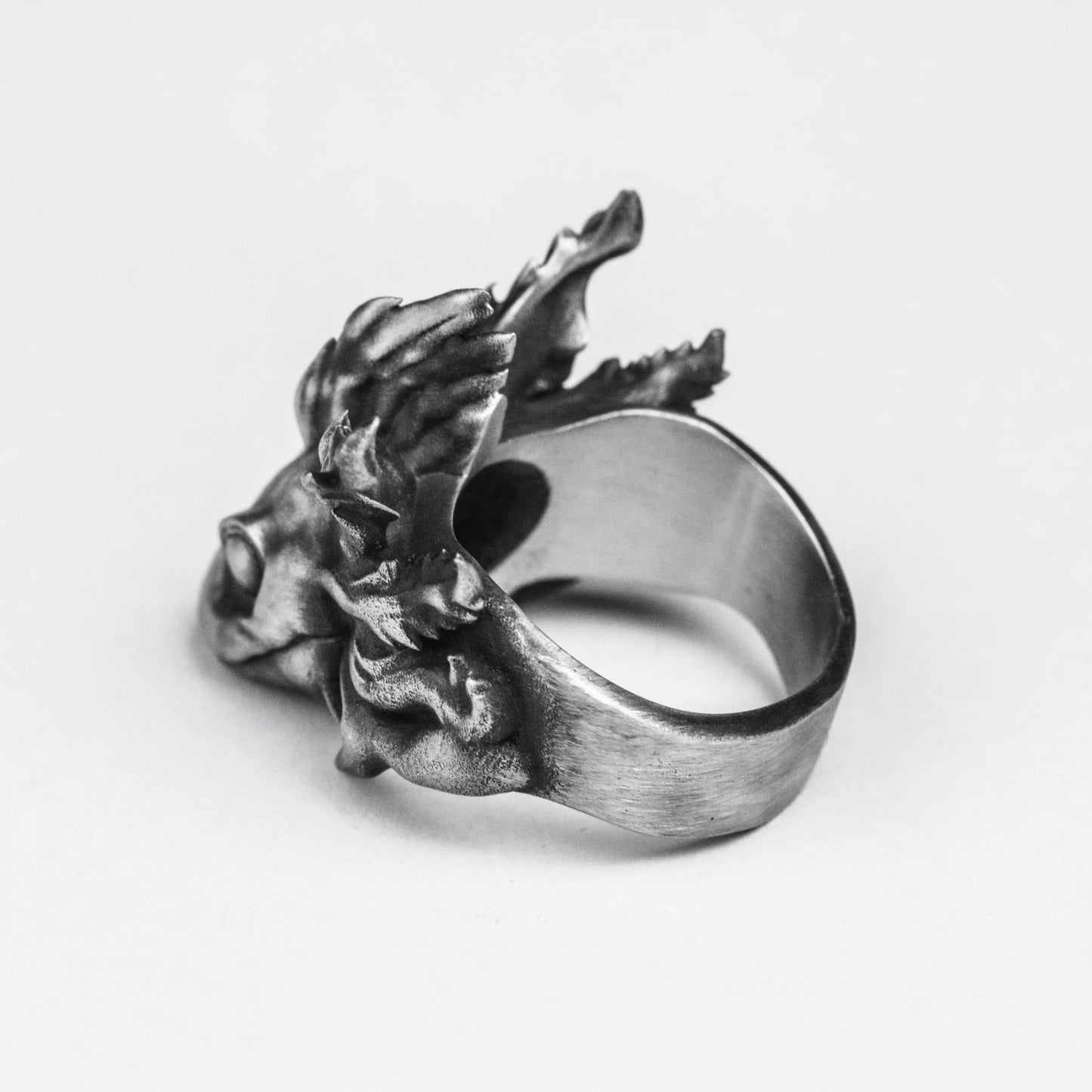 925 silver Axolotl Ring,  Salamander, Water Lizard, Stacking Ring, Tiny Axolotl