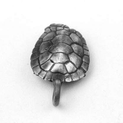 925 silver Brazilian tortoise pendant Vintage key chain pendant handmade jewelry