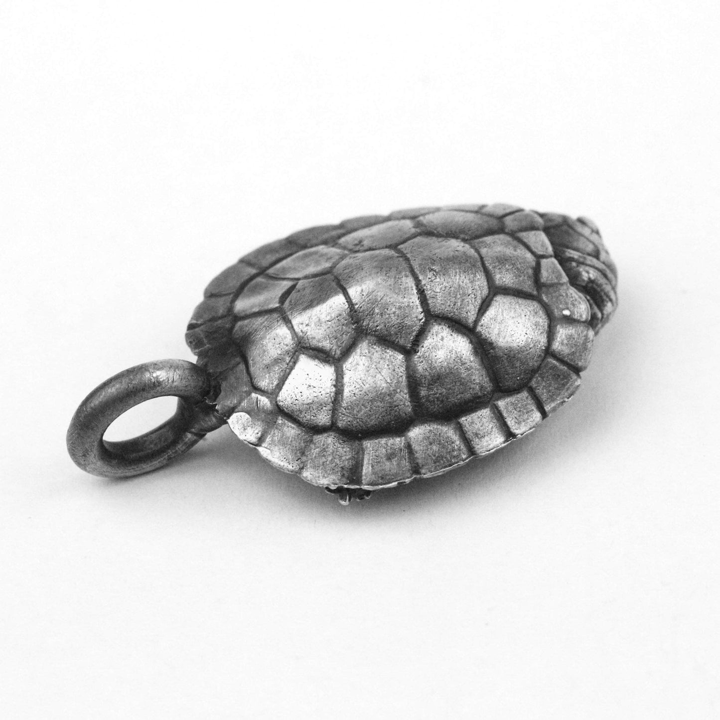 925 silver Brazilian tortoise pendant Vintage key chain pendant handmade jewelry