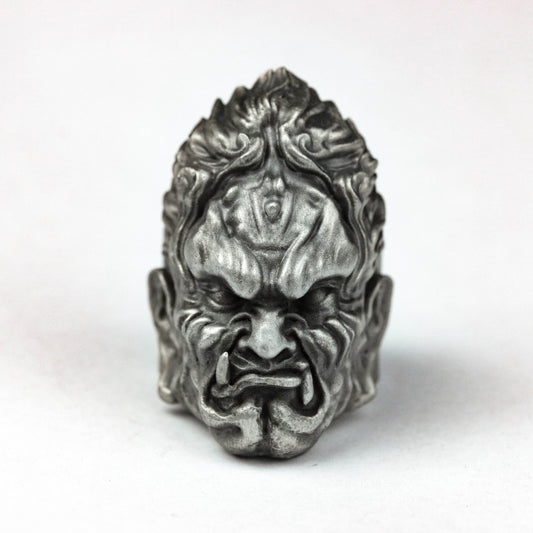 925 silver Mahakala Wealth rings, Buddhist jewelry, Fortuna rings, brass handmade jewelry