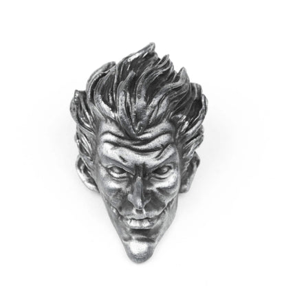 Mythic Antagonist Brass/925Silver Pendant - Handcrafted Comic Book Style Necklace