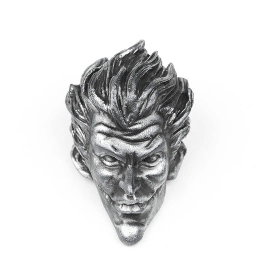 Mythic Antagonist Brass/925Silver Pendant - Handcrafted Comic Book Style Necklace