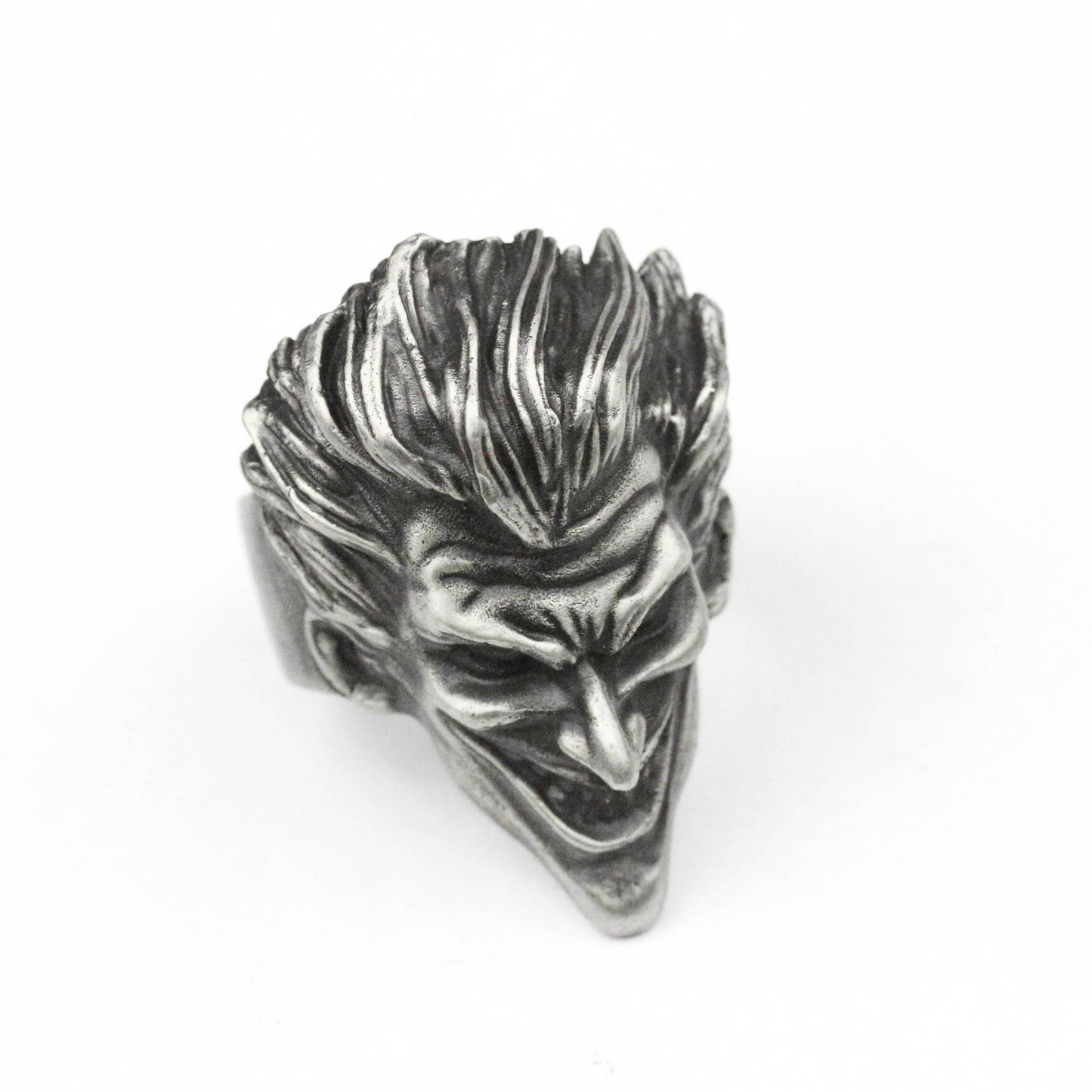 925 silver Clown ring DC comics jewelry Batman ring super villain ring brass handmade jewelry