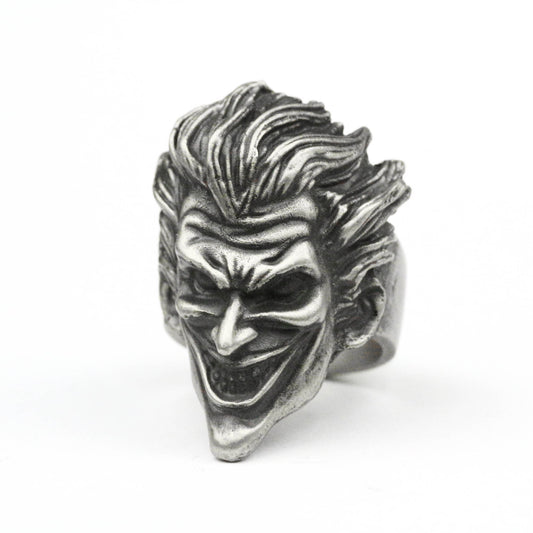 Brass Trickster Character Ring - Steampunk Circus Inspired Artisan Jewelry