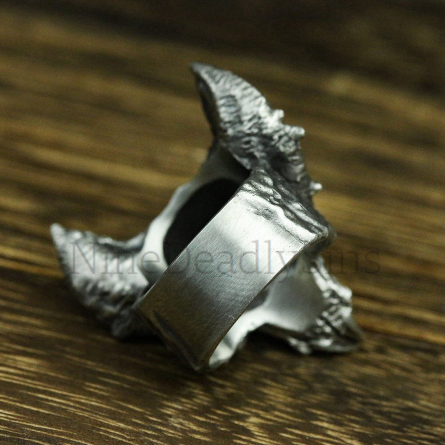 Gargoyle Bat 925 Silver Ring, Vampire Ring, Monster Ring, Gift Ring