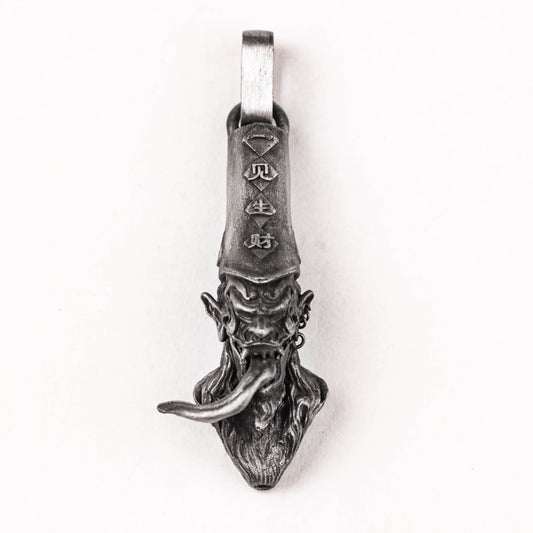 925 silver Wealth at first sight Black and white impermanence pendant Chinese style handmade jewelry