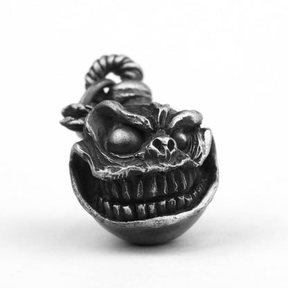 925 silver Bomb pendant, emoji pendant, evil pendant, villain pendant, demon pendant, brass handmade jewelry