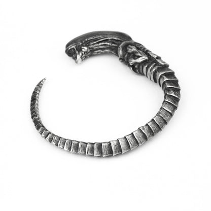 925 silver Praying mantis larva bracelet serpent snake bracelet open bracelet,vintage brass bracelet 925 silver bracelet
