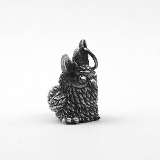 Owl pendant, bird pendant, animal pendant,Realistic modeling cute animal pendant,Vintage Brass pendant handmade jewelry