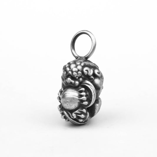 925 silver Pixiu Pendant Dragon Ball Jewelry Lucky Pendant Cute Pet Pendant Brass Craftsman Making Jewelry