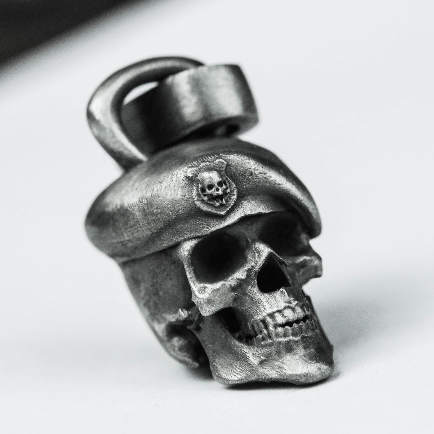 The Expendables Skull 925 Silver Pendant Necklace, General Skull Necklace, Soldier Necklace, Handmade Skull Silver Pendant