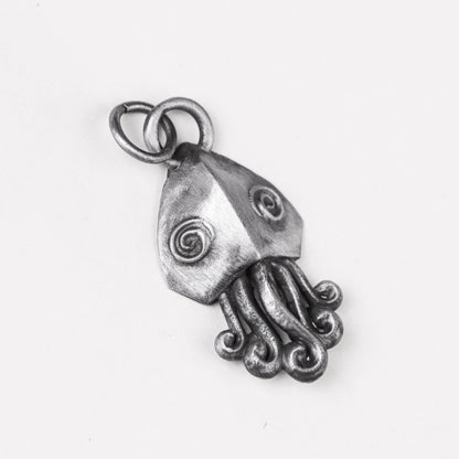 Cthulhu Pendant 925 Silver Octopus Necklace, Brass Craftsman Making Jewelry