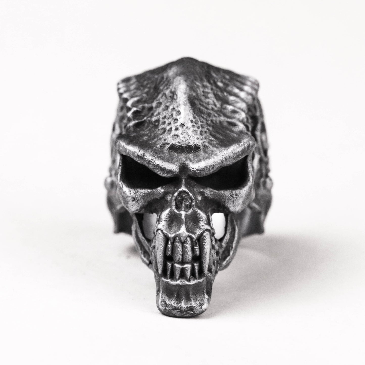 Crazy Pig Skull 925 Silver Ring-Locomotive Python Skull Silver Ring-Gothic Exaggerated Skull Handmade Silver Ring