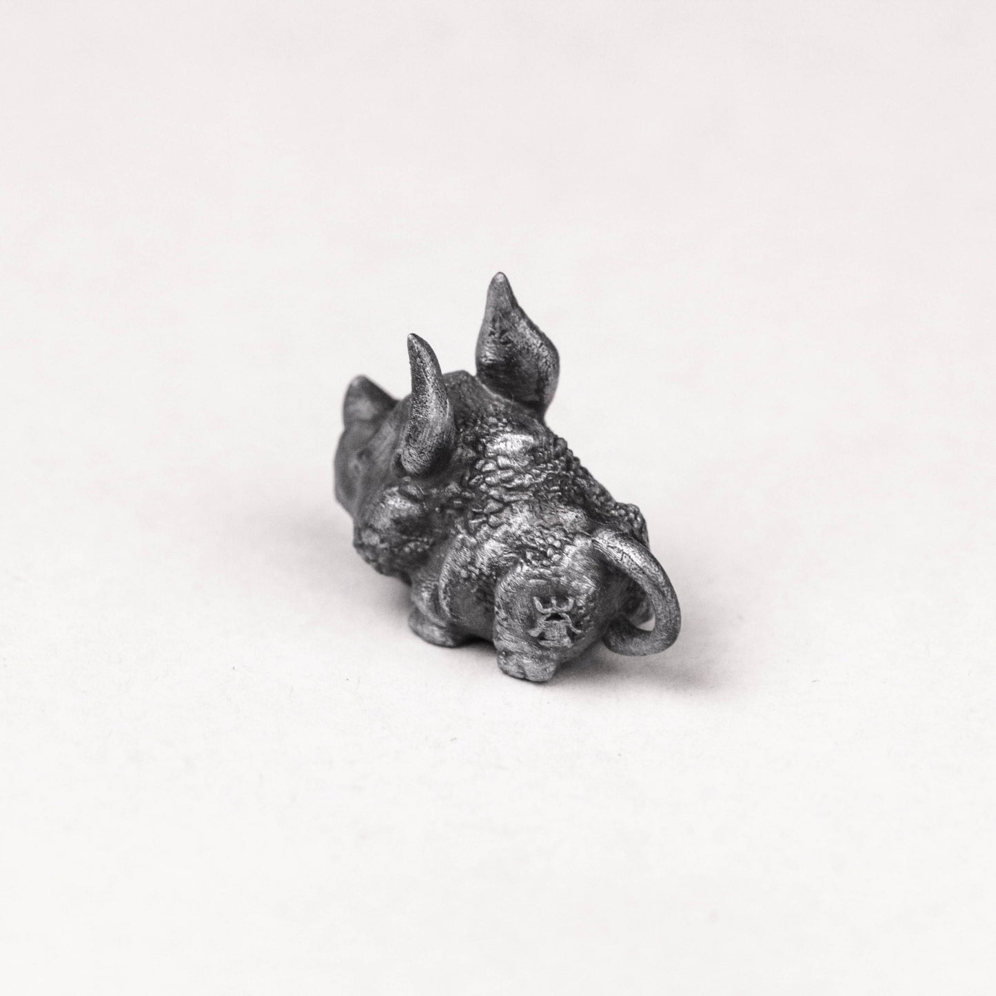 925 silver Rhino pendant miniature solid jewelry craftsman made brass pendant