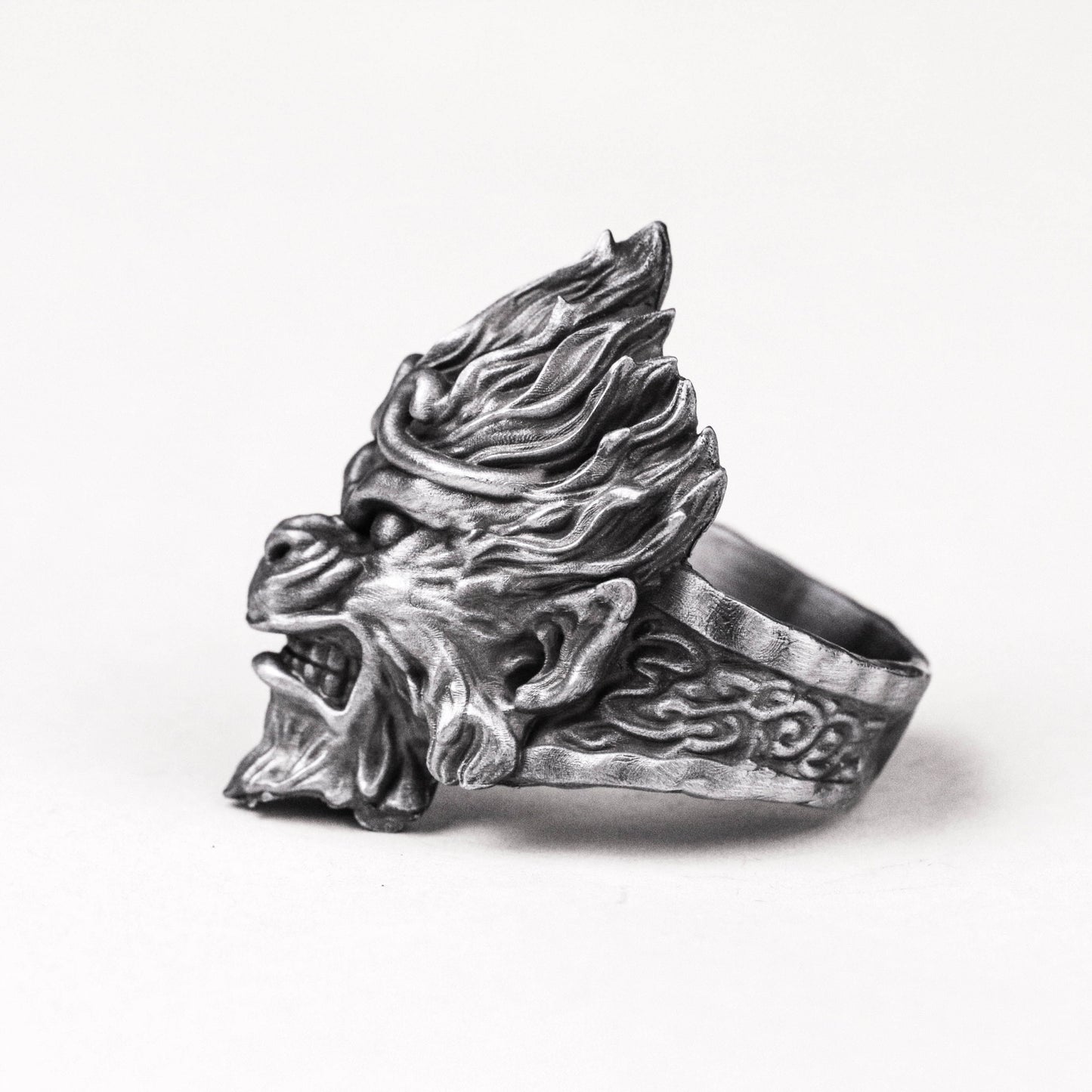 Monkey King Ring Angry King Brass Ring Handmade Jewelry Hero Is Back, Return of the Great Sage Brass 925 silver handmade custom jewelry