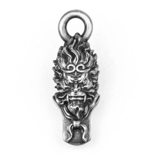 925 silver Monkey King Pendant Angry Monkey Pendant God of War Pendant Journey to the West Necklace Brass Craftsman Making Jewelry