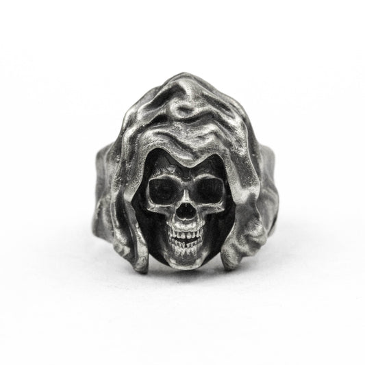 Grim Reaper Ring Cloak Skull Ring Cloak Skull Ring Brass Craftsman Making Jewelry