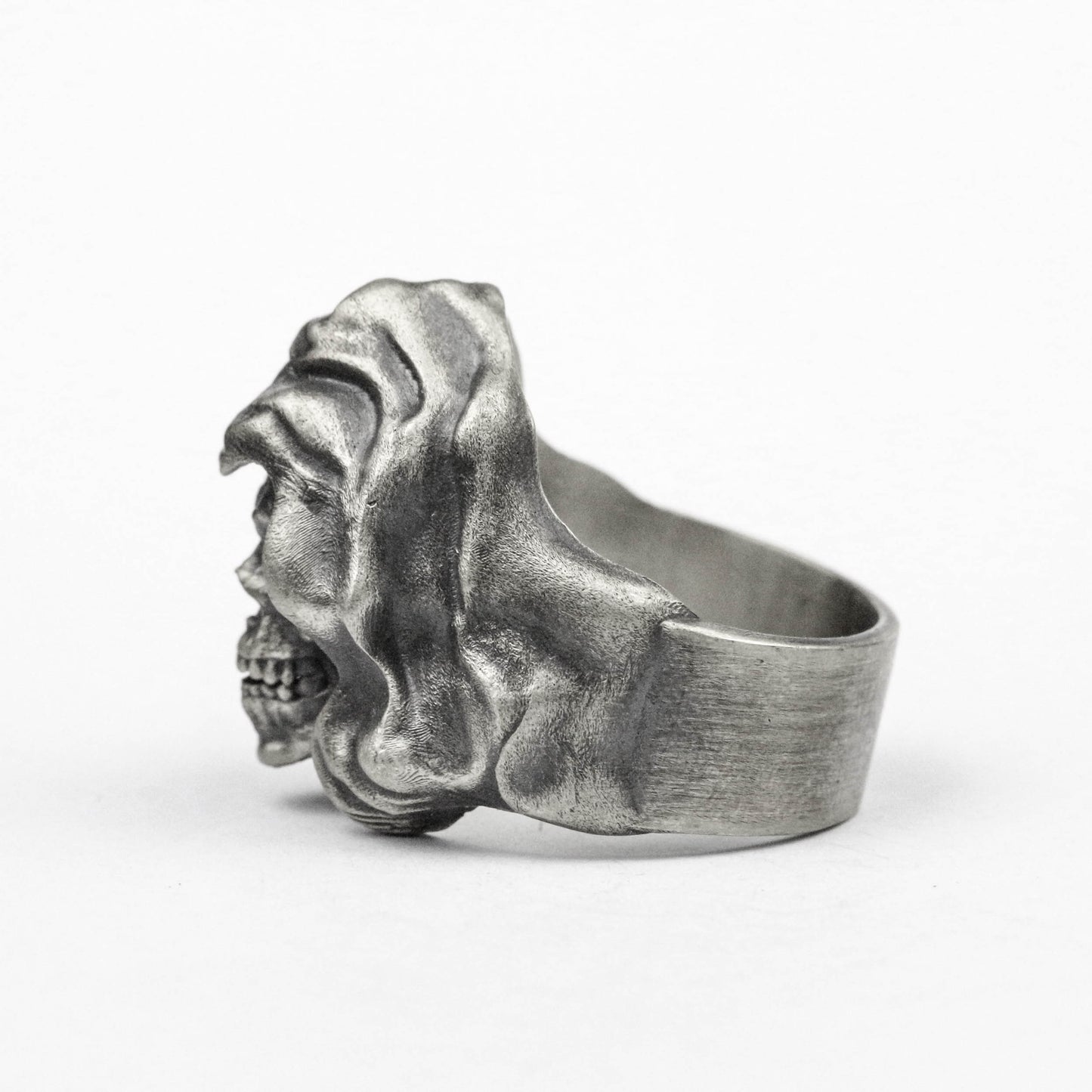 Grim Reaper Ring Cloak Skull Ring Cloak Skull Ring Brass Craftsman Making Jewelry