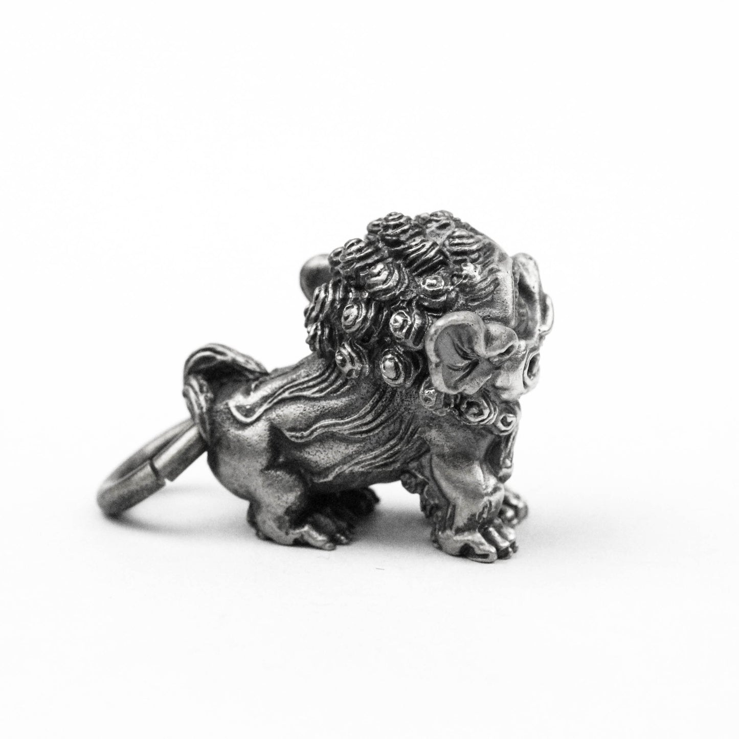 Lion Pendant Chinese Stone Lion Pendant Cute Lion Pendant Holy Beast Necklace Brass Craftsman Making Jewelry