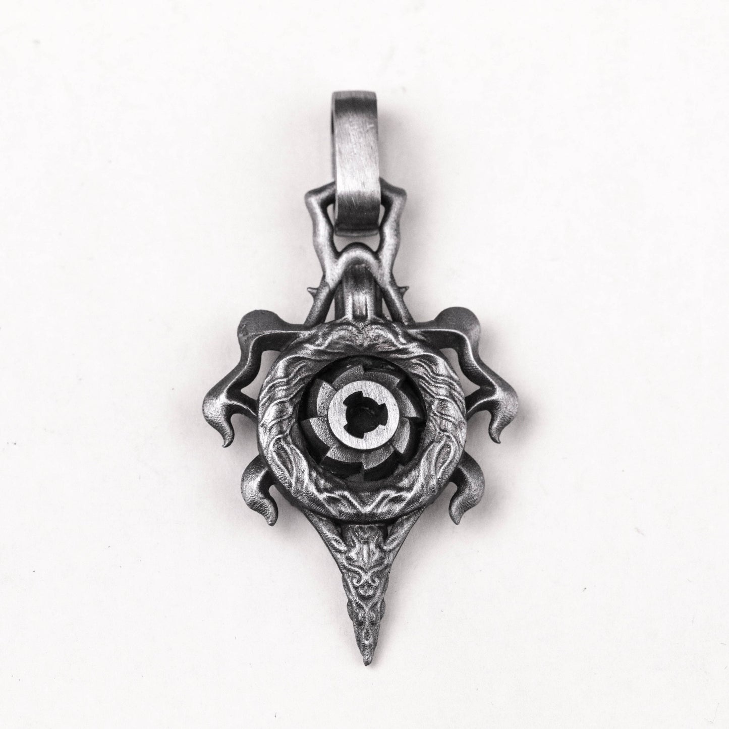 925 Silver Eye of the Earth Pendant Mystic Oracle Ouija Planchette Pendant demon eye pendant, evil spirit eye pendant