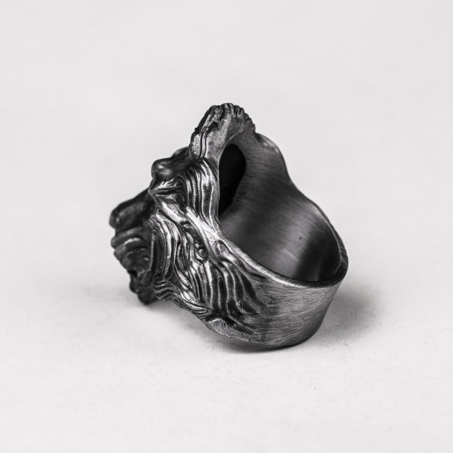 Lion King 925 silver ring, male lion silver ring, African lion handmade men's silver ring