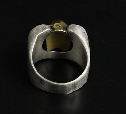 Inlaid Rings - Inlaid Skull Rings - Gothic Rings - Horseshoe Inlaid Rings - Combination Jewelry - Fashion Rings for Men
