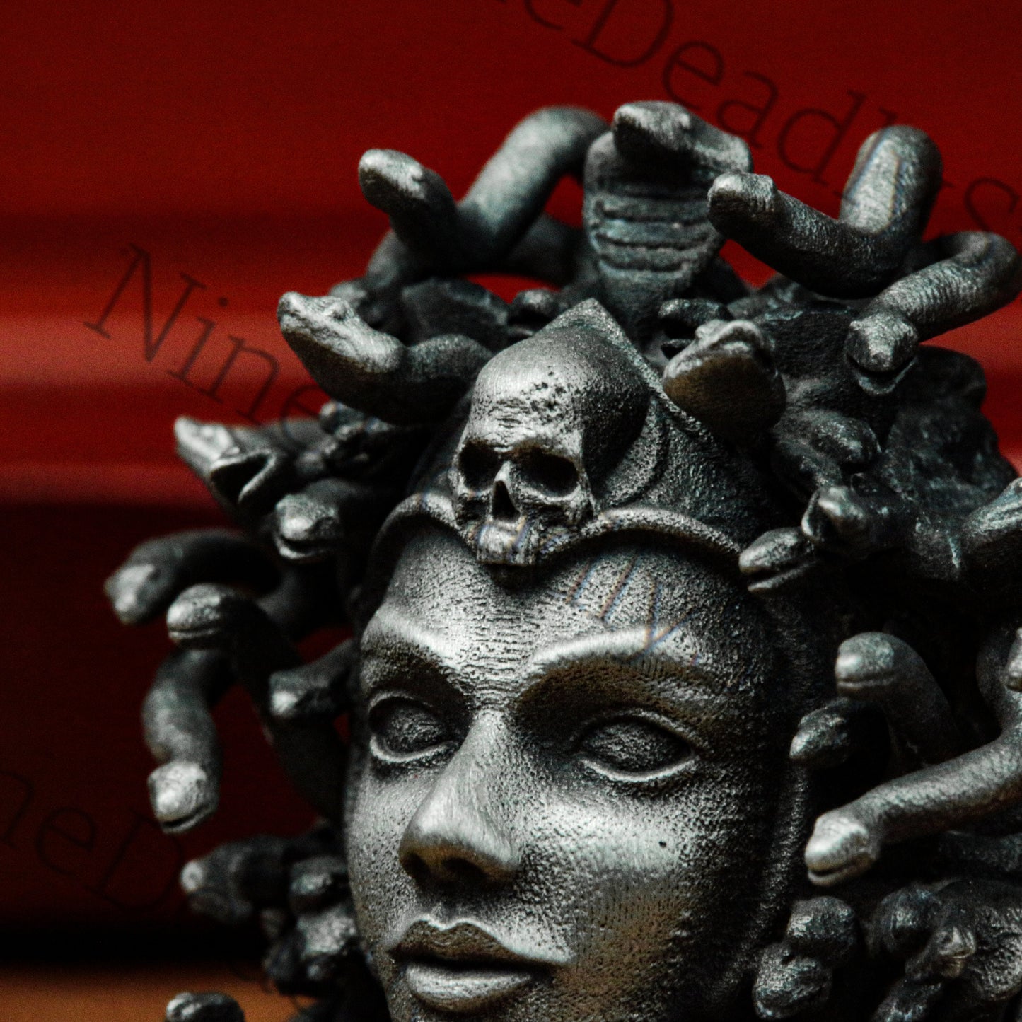 Medusa 925 Silver Ring - Snake King Banshee - Glamorous Queen Ring Gift Goth Charm