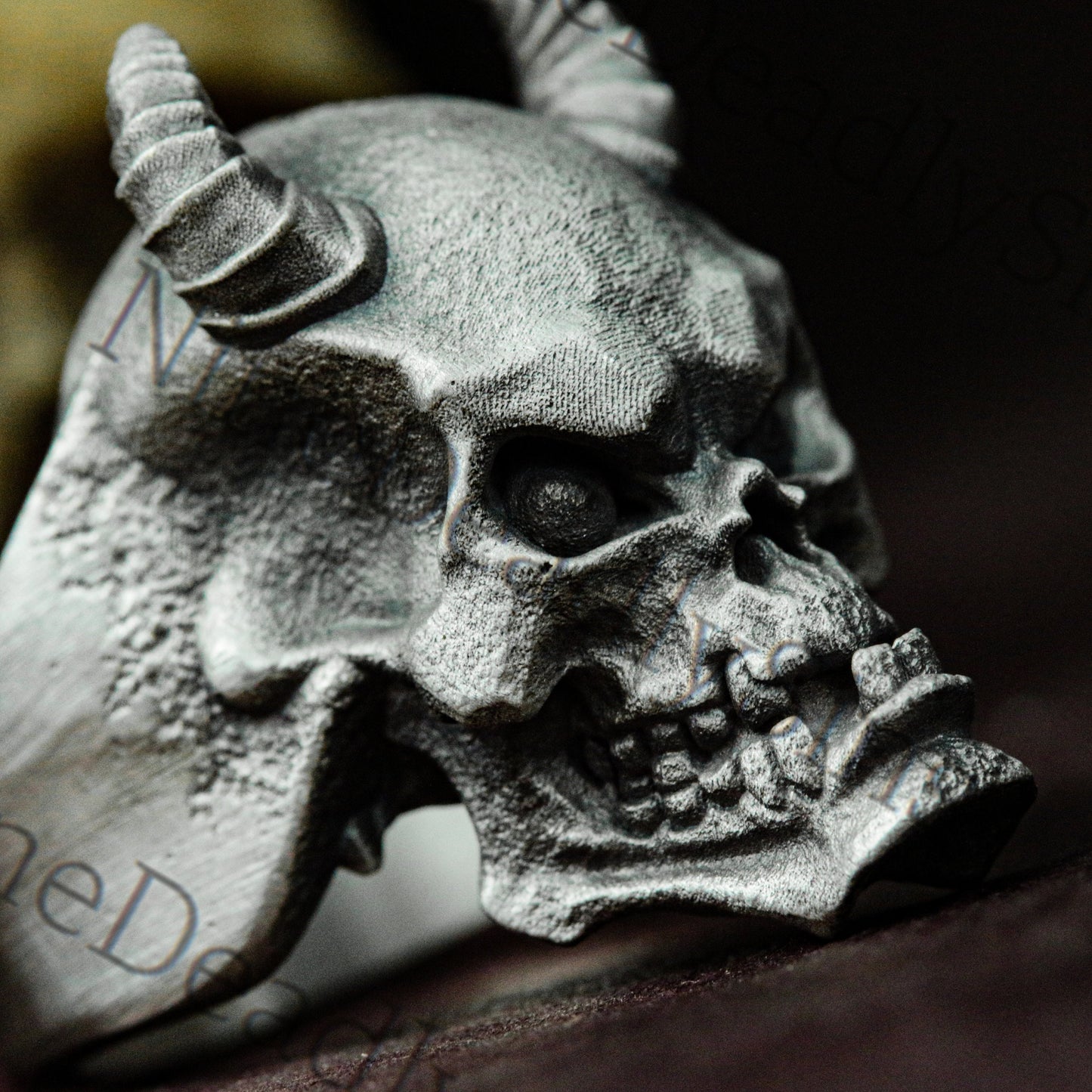 Evil Spirit 925 Silver Ring - Goth Demon - Personalized Handmade Ring Gift Goth Indie Ring