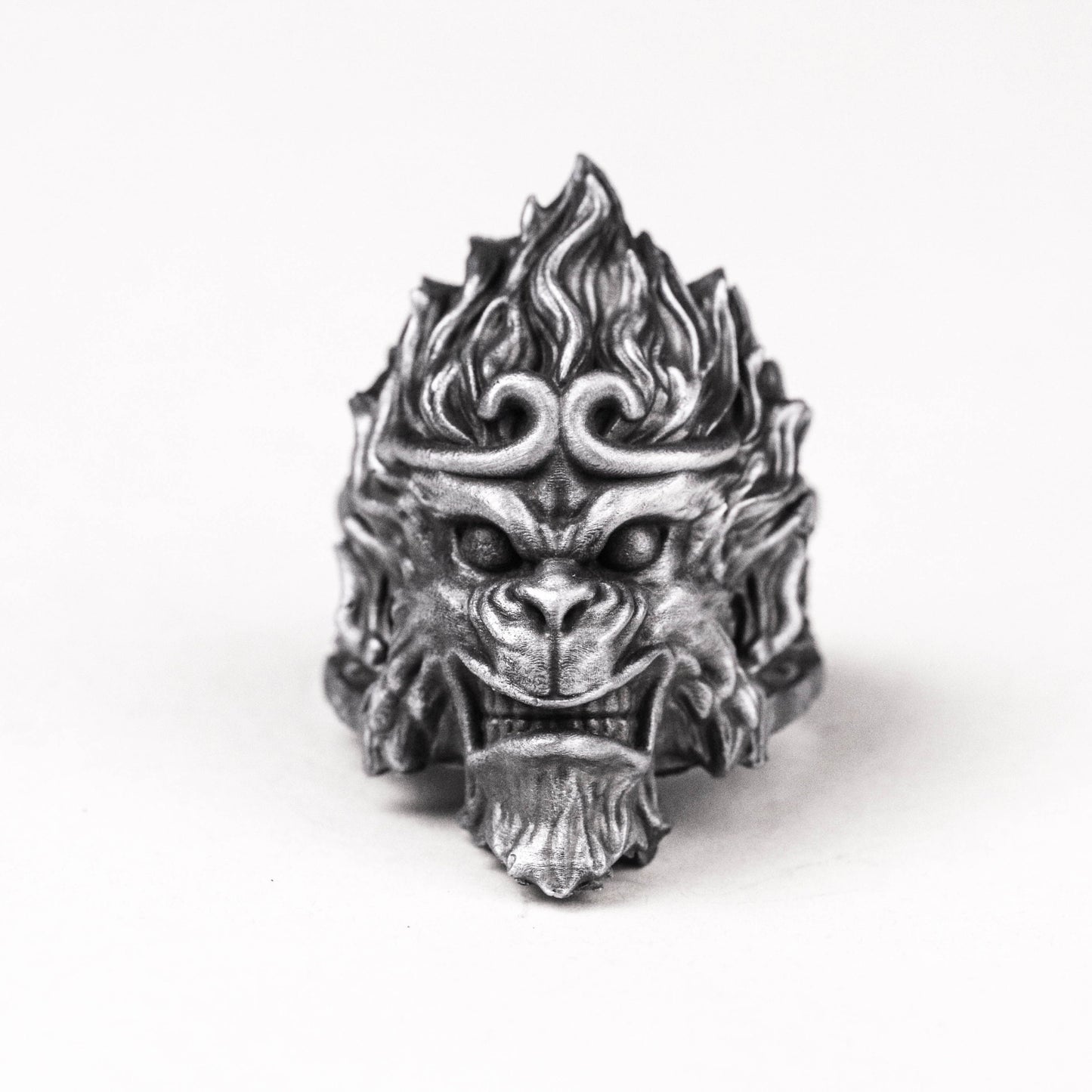 Monkey King Ring Angry King Brass Ring Handmade Jewelry Hero Is Back, Return of the Great Sage Brass 925 silver handmade custom jewelry